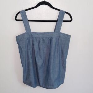 GAP Chambray Tank Top Size Small